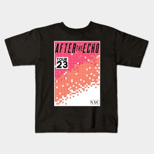 After The Echo "Tour 23" full-color VHS T-shirt Kids T-Shirt